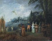 Jean-Antoine Watteau Embarking for Cythera oil painting